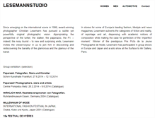 Tablet Screenshot of lesemannstudio.com